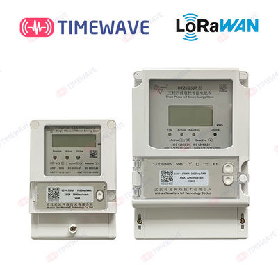 IoTの単一フェーズの電子エネルギー メートルのLoRaWANスマートな50Hzの家のスマートなメートル